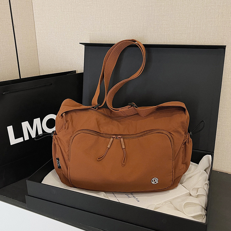 Ženska crossbody torba od najlona, jednobojna, velika zapremina, casual, svestrana