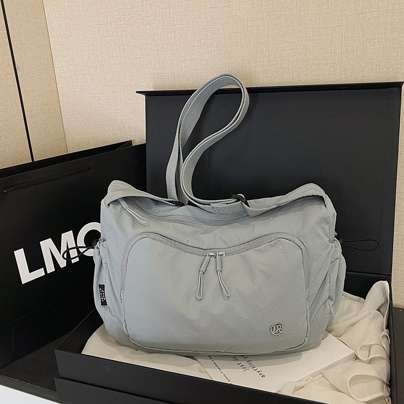 Ženska crossbody torba od najlona, jednobojna, velika zapremina, casual, svestrana