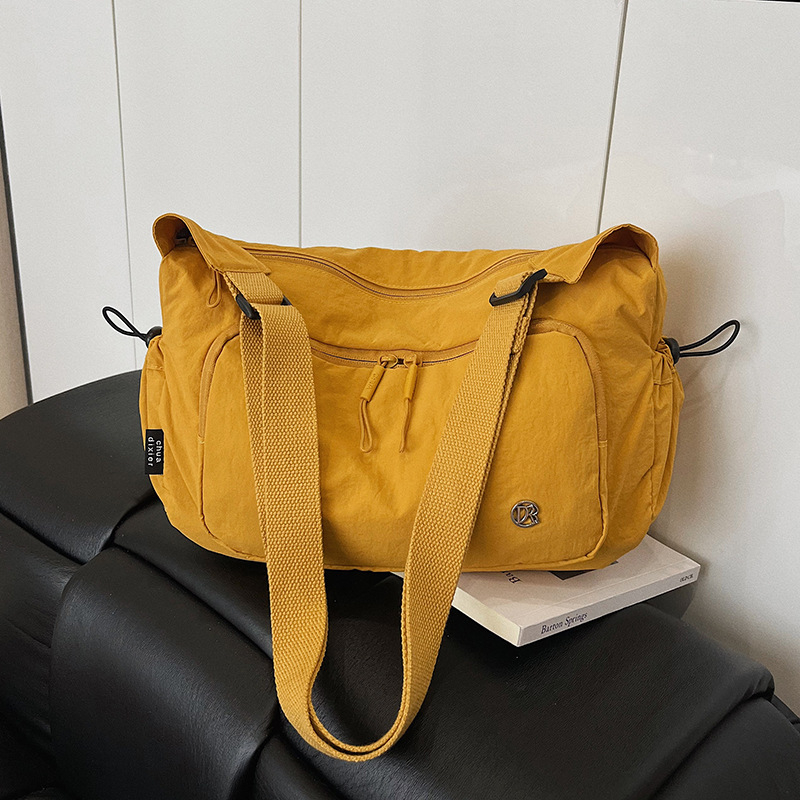 Ženska crossbody torba od najlona, jednobojna, velika zapremina, casual, svestrana