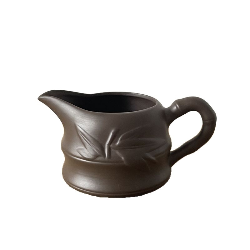 Ceașă filtrantă din lut mov pentru ceai Kung Fu, set ceramic retro pentru ceai cu filtru