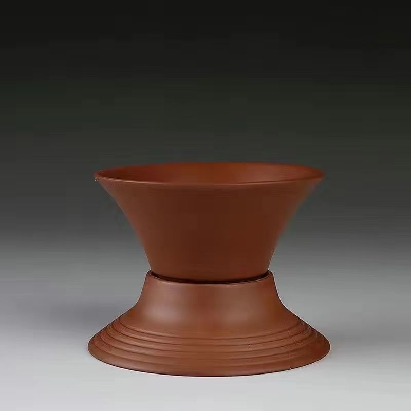 Ceașă filtrantă din lut mov pentru ceai Kung Fu, set ceramic retro pentru ceai cu filtru