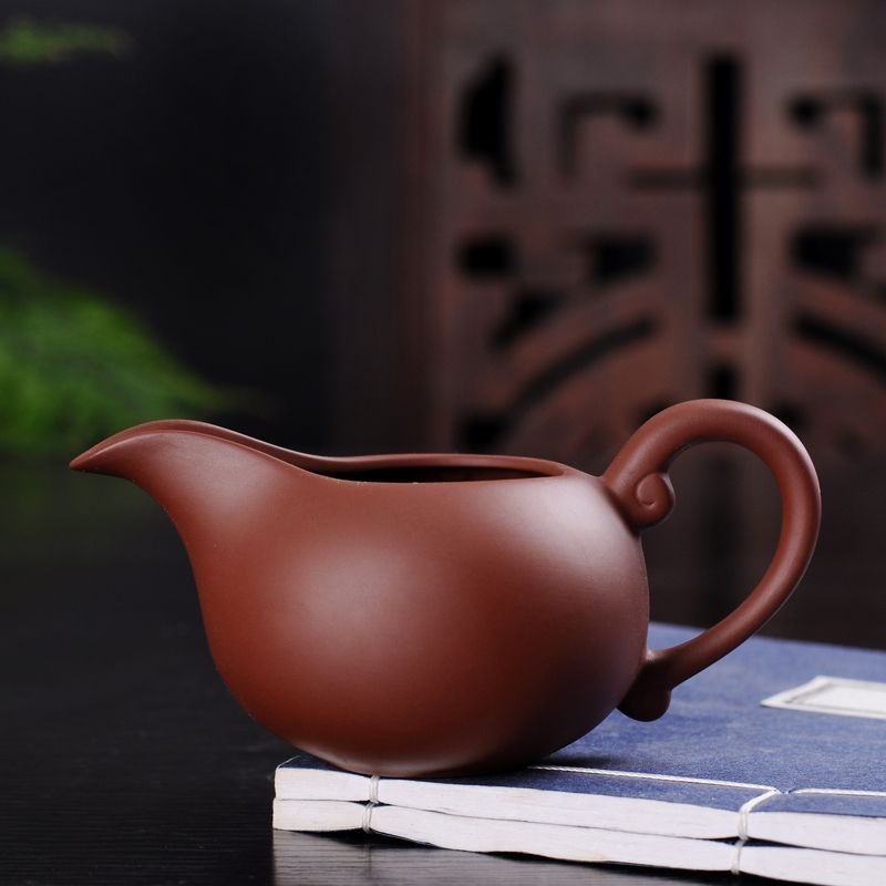 Ceașă filtrantă din lut mov pentru ceai Kung Fu, set ceramic retro pentru ceai cu filtru