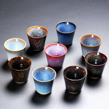 Ceșcă ceramică de capacitate mare pentru ceai și pahar de vin – Jian Ware ceramică glazurantă la cuptor