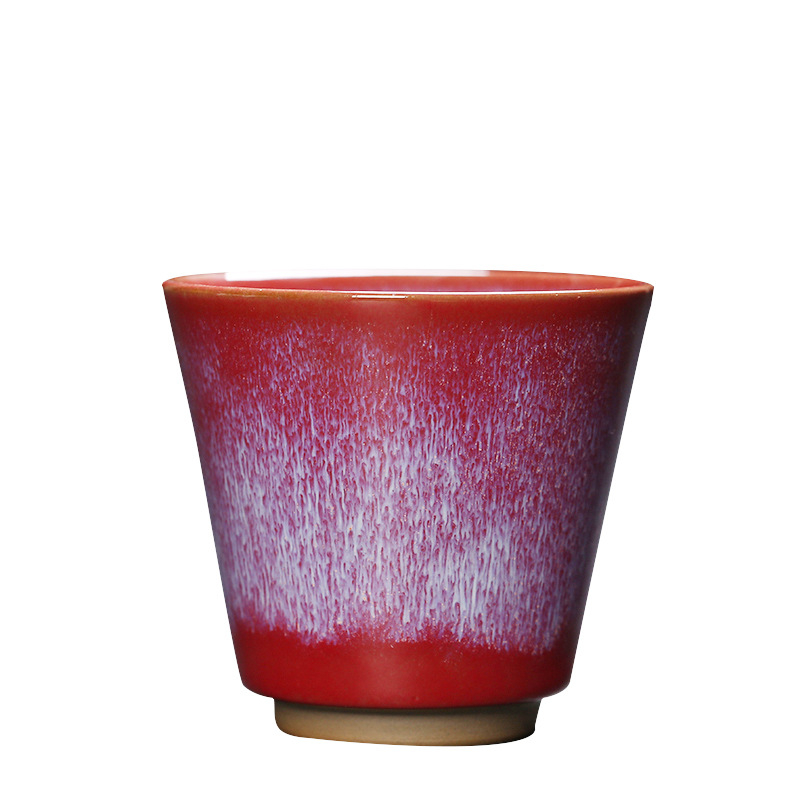 Ceșcă ceramică de capacitate mare pentru ceai și pahar de vin – Jian Ware ceramică glazurantă la cuptor