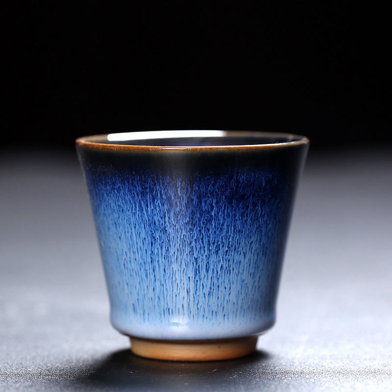 Ceșcă ceramică de capacitate mare pentru ceai și pahar de vin – Jian Ware ceramică glazurantă la cuptor