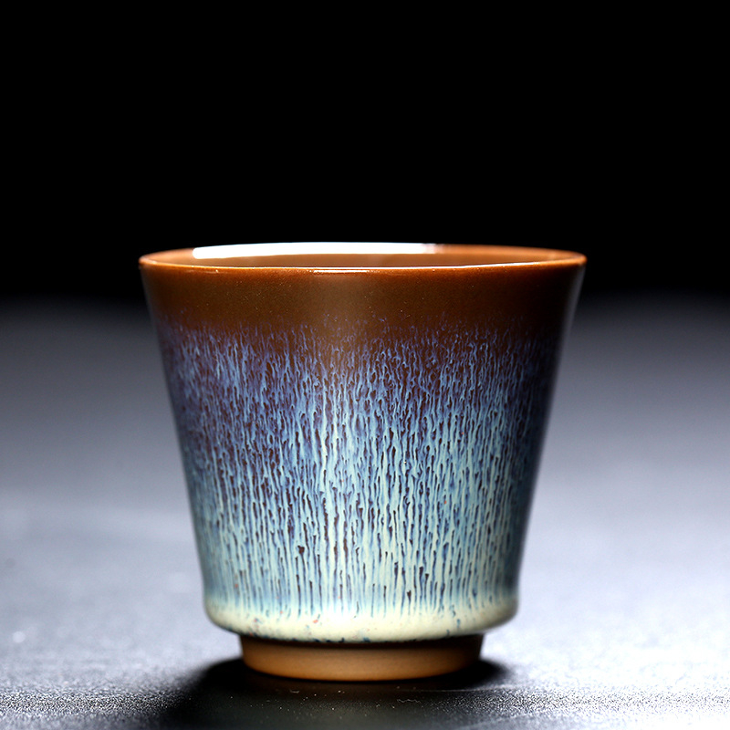 Ceșcă ceramică de capacitate mare pentru ceai și pahar de vin – Jian Ware ceramică glazurantă la cuptor