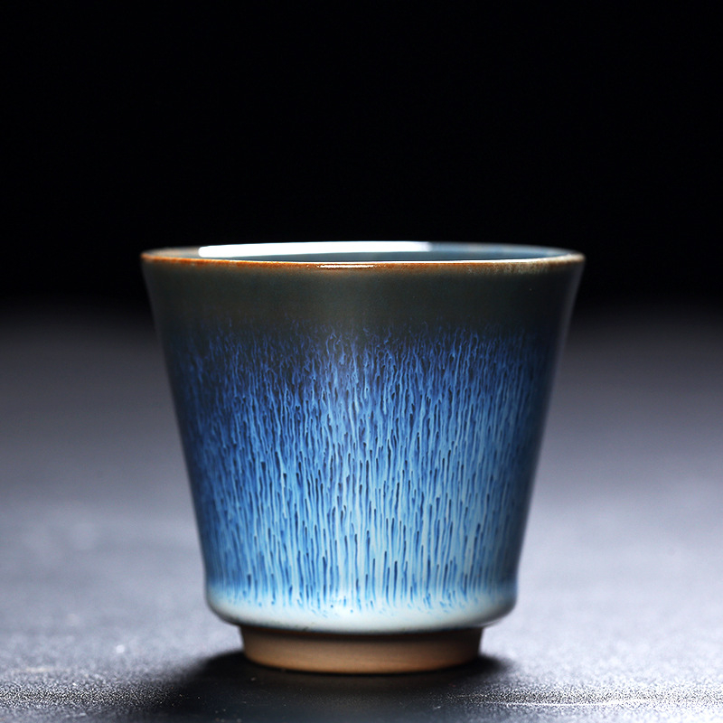 Ceșcă ceramică de capacitate mare pentru ceai și pahar de vin – Jian Ware ceramică glazurantă la cuptor