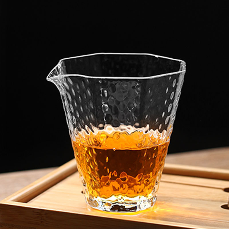 Set de ceai din sticlă borosilicat de înaltă rezistență, cu cană de distribuție transparentă, îngroșată, pentru uz casnic