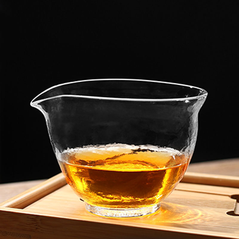 Set de ceai din sticlă borosilicat de înaltă rezistență, cu cană de distribuție transparentă, îngroșată, pentru uz casnic