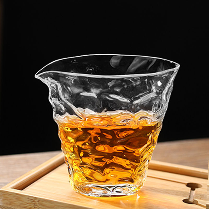Set de ceai din sticlă borosilicat de înaltă rezistență, cu cană de distribuție transparentă, îngroșată, pentru uz casnic