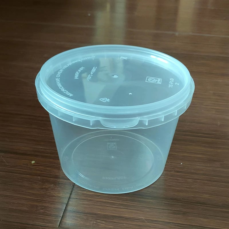 Cutie de prânz din plastic, cu capac încuietor, pentru la pachet; cupă de supă etanșă și bol, cutie pentru desert