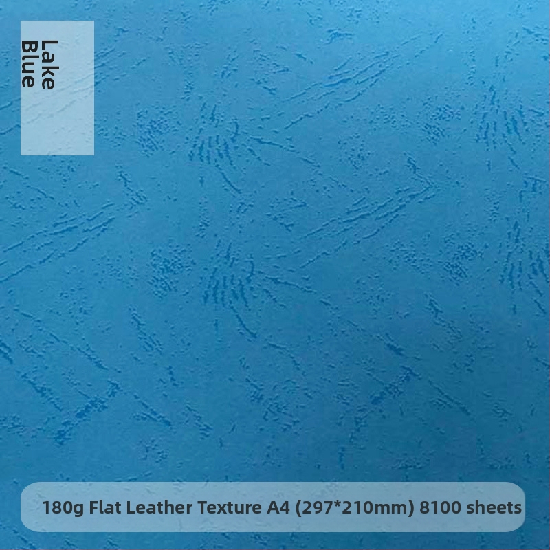 A4, 180 g, plochá kožená textúra viazaný papier pre dokumenty, 210 × 297 mm