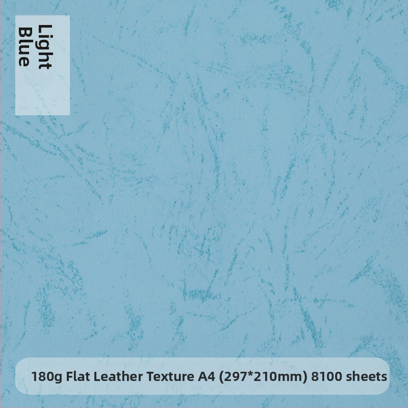 A4, 180 g, plochá kožená textúra viazaný papier pre dokumenty, 210 × 297 mm