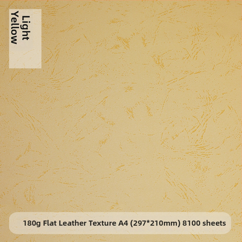 A4, 180 g, plochá kožená textúra viazaný papier pre dokumenty, 210 × 297 mm