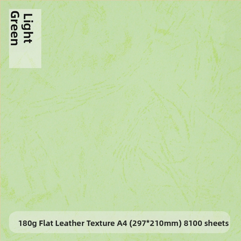 A4, 180 g, plochá kožená textúra viazaný papier pre dokumenty, 210 × 297 mm