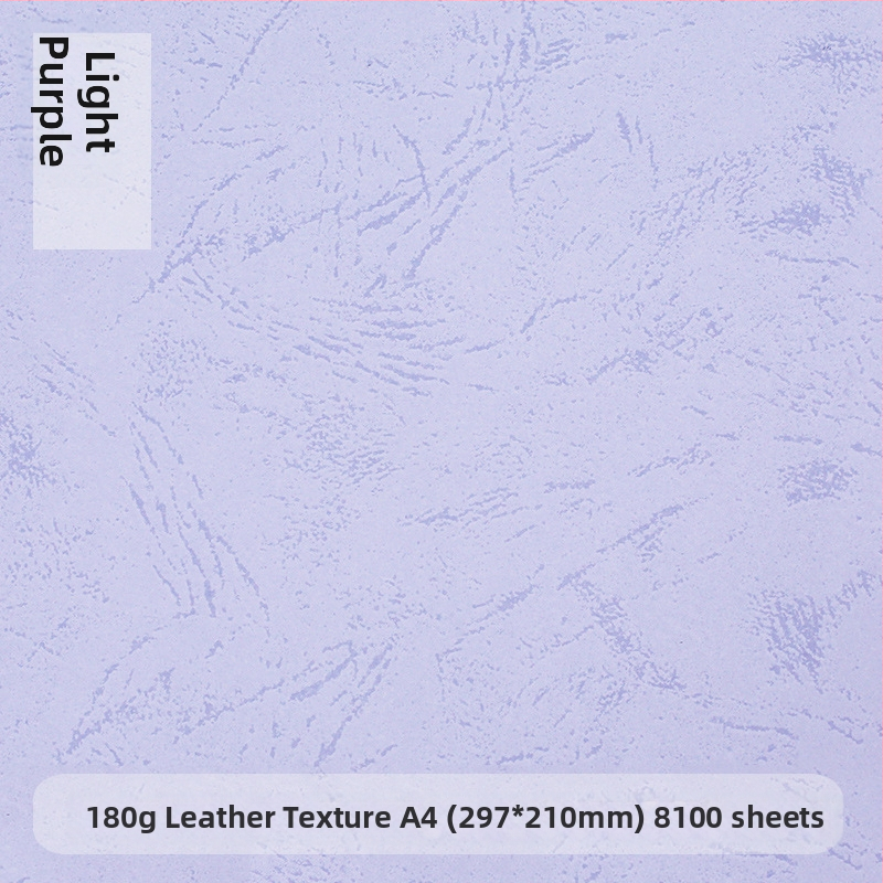 A4, 180 g, plochá kožená textúra viazaný papier pre dokumenty, 210 × 297 mm