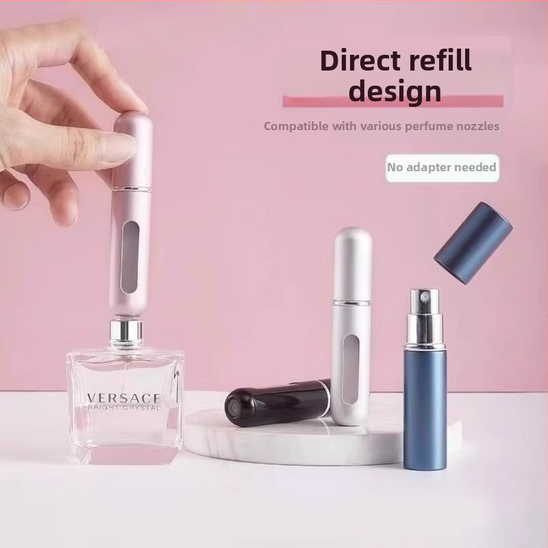 Parfémová fľaša s dolným plnením, prenosný rozprašovač 5 ml