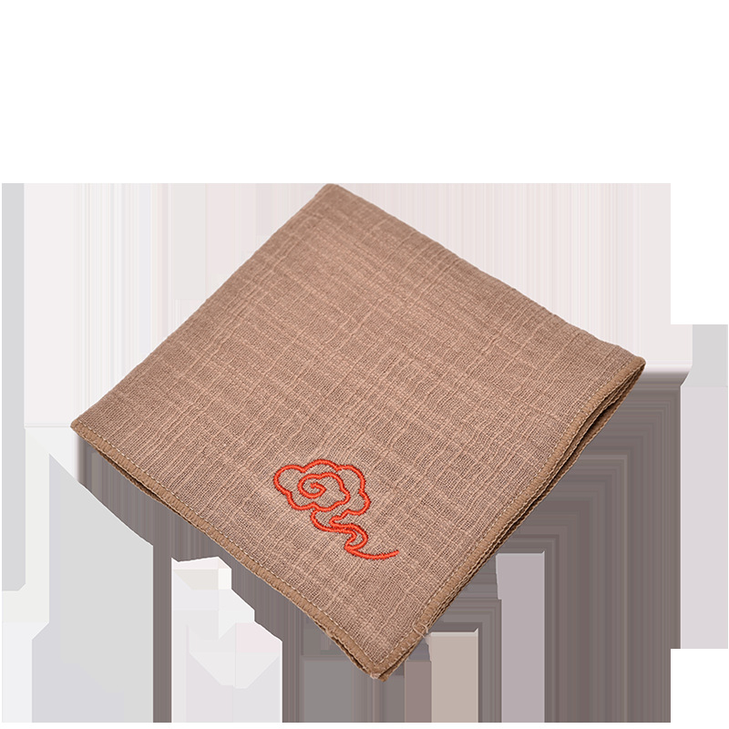 Prosop de masă din bumbac și in, gros, absorbant, pentru set Gongfu de ceai, accesorii, față de masă și cârpă de șters, opțiune logo