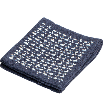 Prosop de ceai stil japonez, din bumbac și in, cu trei pliuri, design Zen rustic; suport mic pătrat cu model de cărămidă pentru ceașcă, covoraș pentru ceainic și pânză pentru ceremonia ceaiului