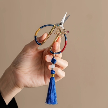 Foarfece de ceai cu mâner în formă de fluture, destinate pliculețelor de ceai, accesorii pentru ceremonia ceaiului, Zen – arta ceaiului, foarfecă mică de ceai, cuțit de ceai retro