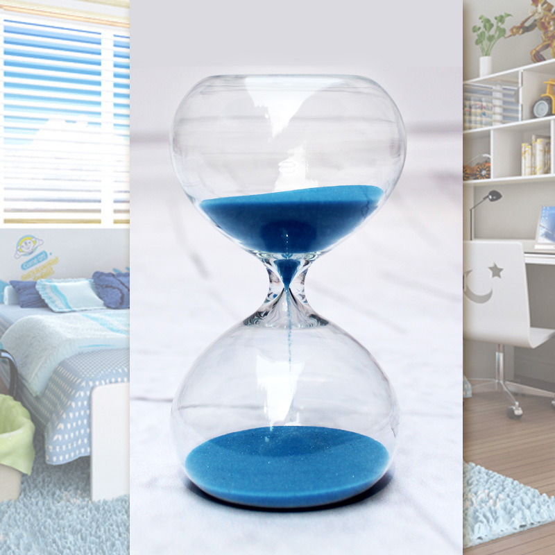 Ceas de nisip creat de 10 minute, decor din sticlă pentru casă, cadou
