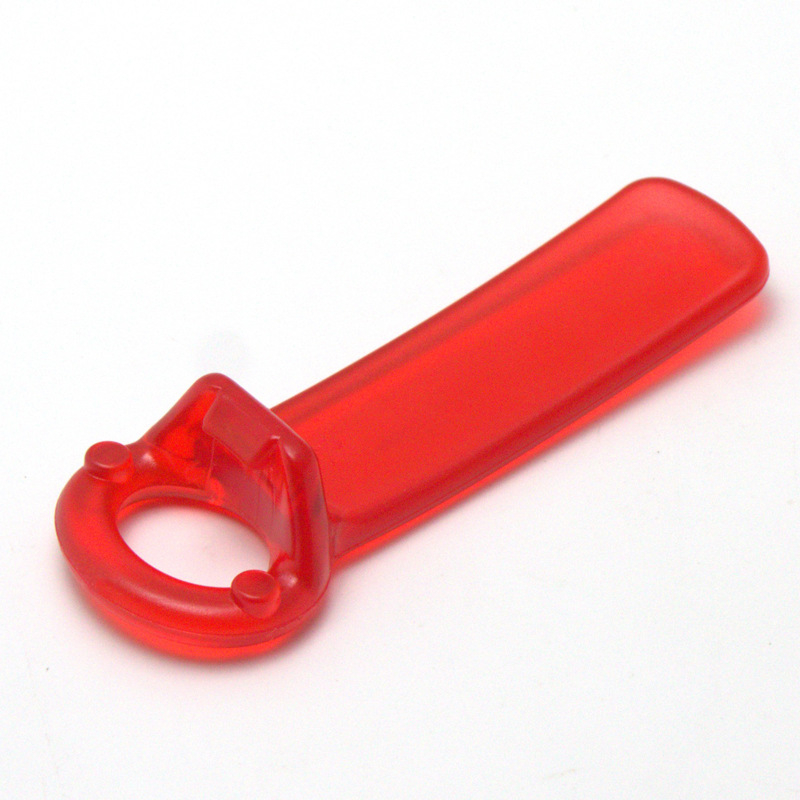 Deschizător multifuncțional din plastic pentru sticle și conserve, cu priză antiderapantă, acționare manuală.