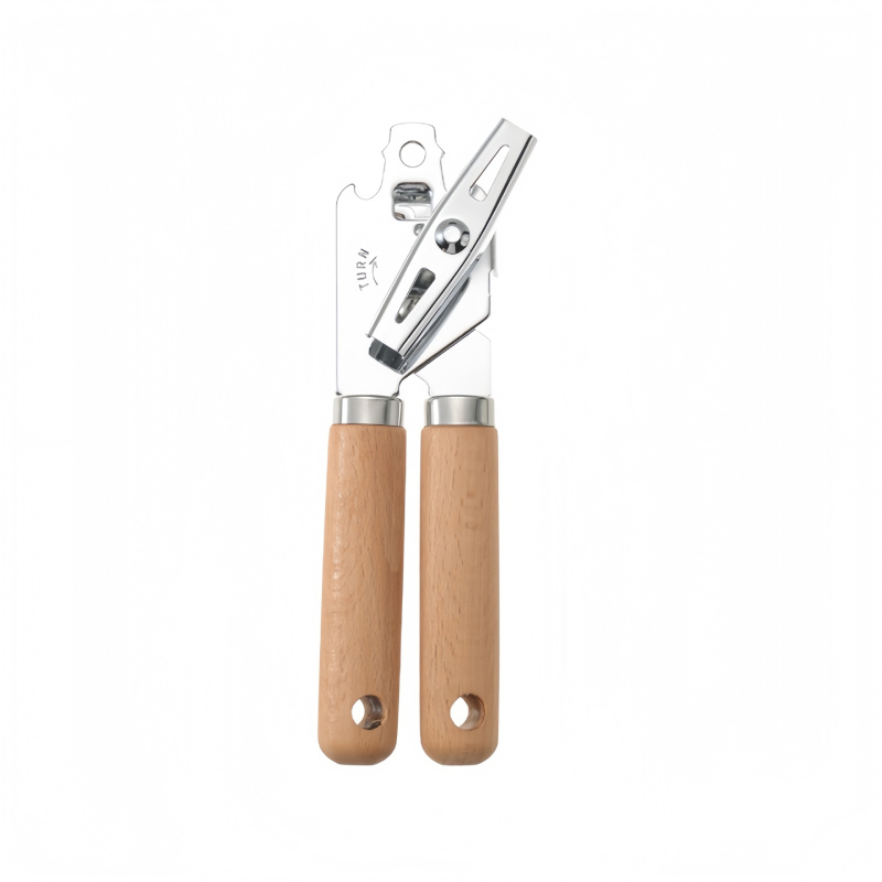 Deschizător de conserve din oțel inoxidabil cu cuțit și deschizător de sticle – instrument de bucătărie portabil, multifuncțional