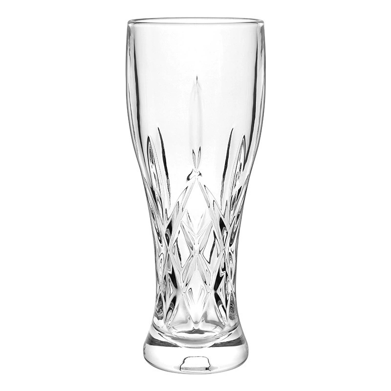Pahar de bere artizanal din cristal fără plumb, gravat, cu capacitate mare, pentru uz casnic