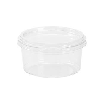 Cupe de unică folosință pentru salata de fructe, iaurt și suc — pahare transparente din plastic