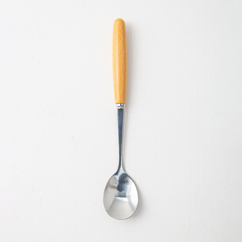 Set japonez din fag pentru fructe, design elegant, furculițe și linguri din oțel inoxidabil, recipiente ceramice pentru depozitare