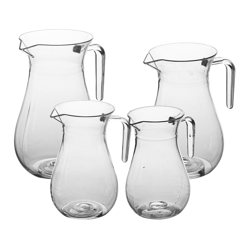 Decantor de vin din acrilic, cu marcaje, rezistent la șocuri și căldură, pentru uz casnic