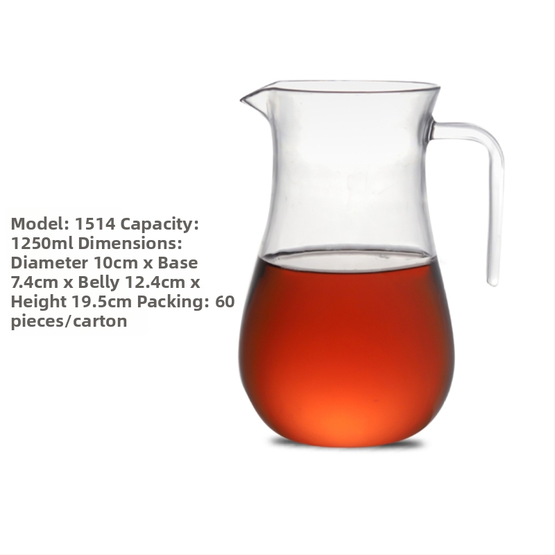 Decantor de vin din acrilic, cu marcaje, rezistent la șocuri și căldură, pentru uz casnic