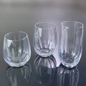 Pahar din sticla prismă, design minimalist, pentru apă și băuturi — utilizare casnică, ceai și whisky și lichior