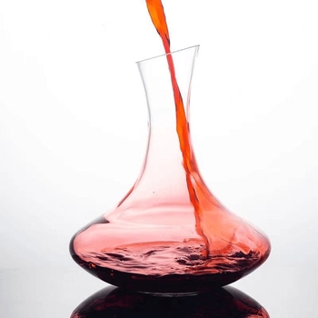 Set de pahare din cristal pentru vin roșu cu decantor, pahare înalte și pahare mici