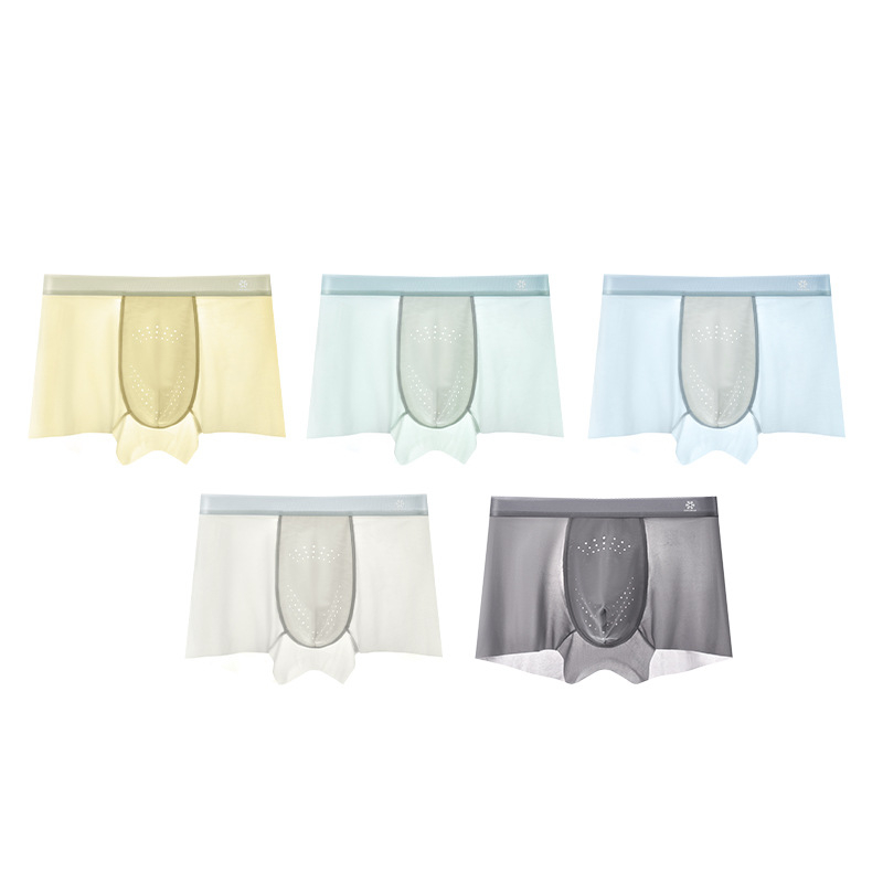 Muške bokserice od ice silk materijala, velike veličine, ultratanke, antibakterijske, za ljeto
