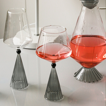 Set elegant de pahare pentru vin Burgundy cu decantator, pahare pentru vin roșu, pentru uz casnic, cadou de nuntă într-o cutie cadou