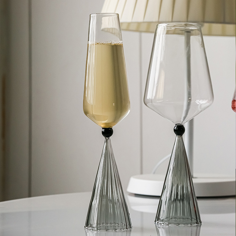 Set elegant de pahare pentru vin Burgundy cu decantator, pahare pentru vin roșu, pentru uz casnic, cadou de nuntă într-o cutie cadou