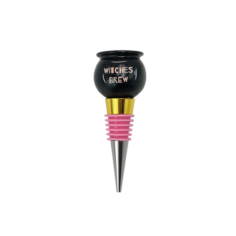 Dop din aliaj de zinc, electroplacat în două nuanțe, pentru sticle de vin roșu și whisky – accesorii pentru bar