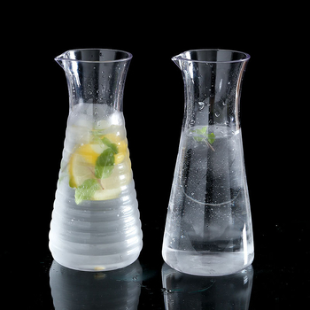 Decantor din acril cu design cu două săbii, capacitate 401–500 ml, transparent, rezistent la cădere, pentru baruri și restaurante