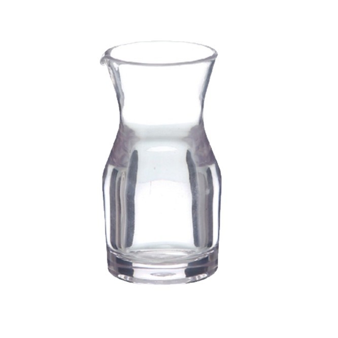Decantor din acril cu design cu două săbii, capacitate 401–500 ml, transparent, rezistent la cădere, pentru baruri și restaurante