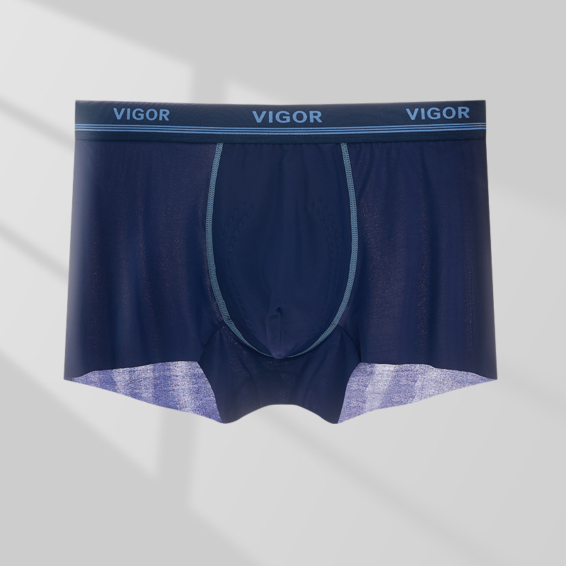 Férfi jégselyem boxer briefs, Cordyceps belső bélés a lágyékhajlatban, antibakteriális, 10A, nagy méret, tiniknek