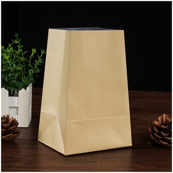 Pungă de ceai din hârtie kraft cu folie de aluminiu, bază trapezoidală, pentru ceai verde Longjing și Bi Luo Chun