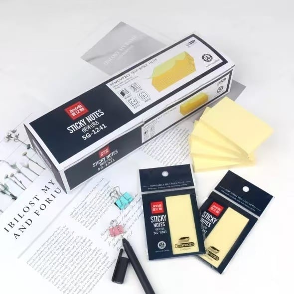 Note autoadezive colorate cu design drăguț și creativ, rechizite de birou, foi detașabile pentru studenți — 100 de foi