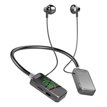 Bluetooth slušalice oko vrata, s digitalnim zaslonom, velikim kapacitetom baterije, poluotvoren dizajn, sportski stereo