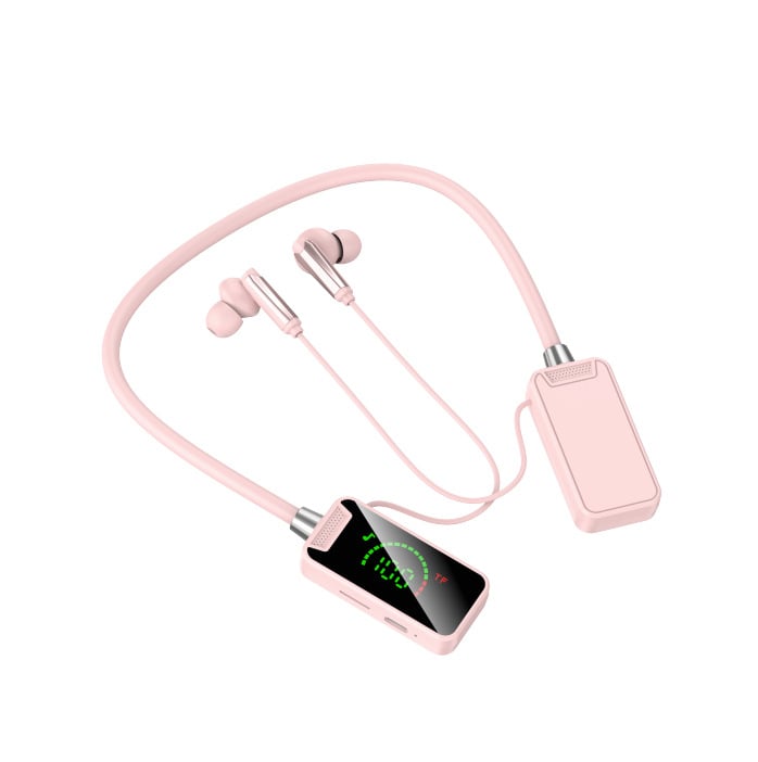 Bluetooth slušalice oko vrata, s digitalnim zaslonom, velikim kapacitetom baterije, poluotvoren dizajn, sportski stereo