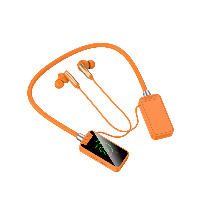 Bluetooth slušalice oko vrata, s digitalnim zaslonom, velikim kapacitetom baterije, poluotvoren dizajn, sportski stereo