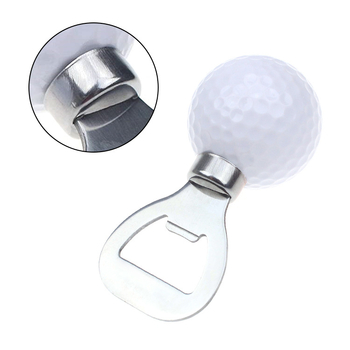 Deschizător de sticle din oțel inoxidabil în formă de minge de golf, dop pentru vin și deschizător de bere
