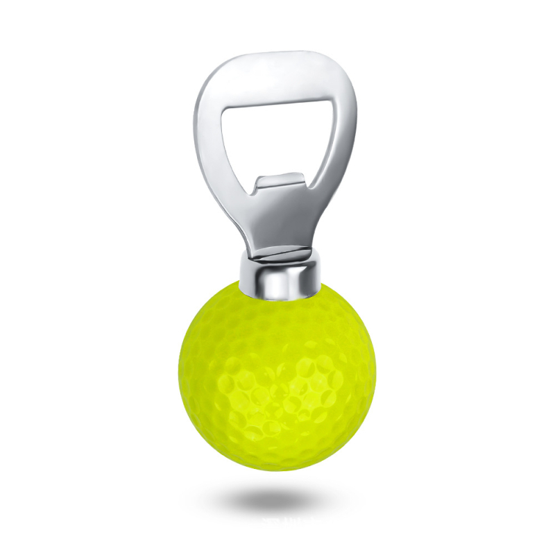 Deschizător de sticle din oțel inoxidabil în formă de minge de golf, dop pentru vin și deschizător de bere