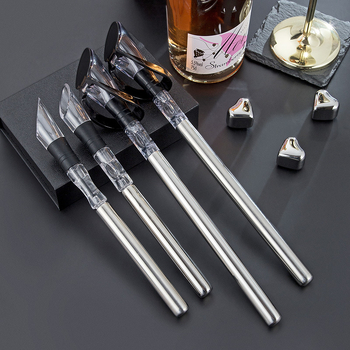 Decantor din oțel inoxidabil 304 cu tijă de răcire a vinului