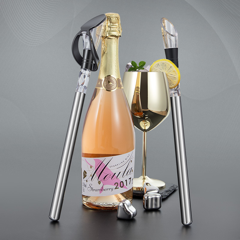 Decantor din oțel inoxidabil 304 cu tijă de răcire a vinului